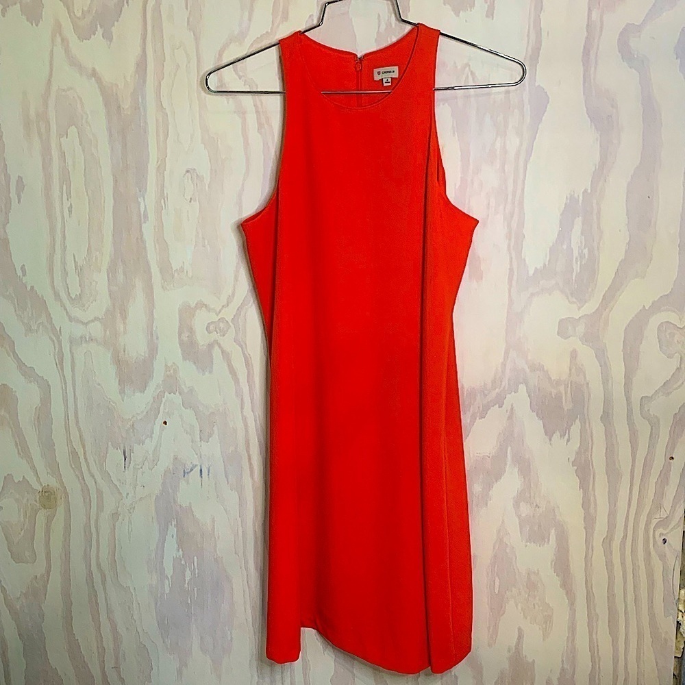 Cremieux Red-Orange Shift Dress​​​​​​